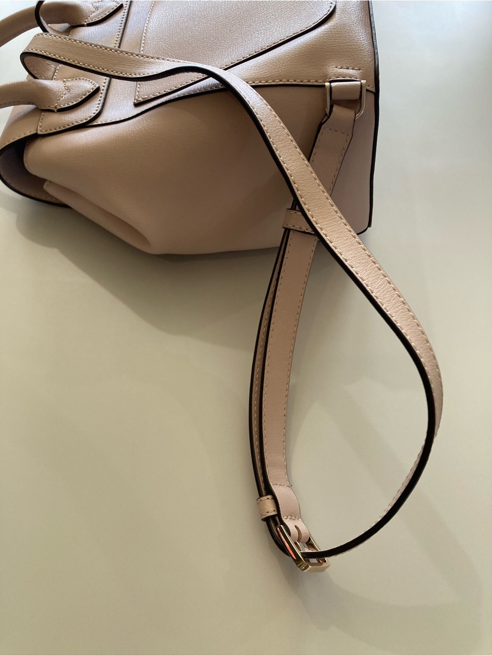 Kate Spade Adel Medium Flap Backpack in Warmbeige Leather - WKRU6412 Authentic - Picture 10 of 10
